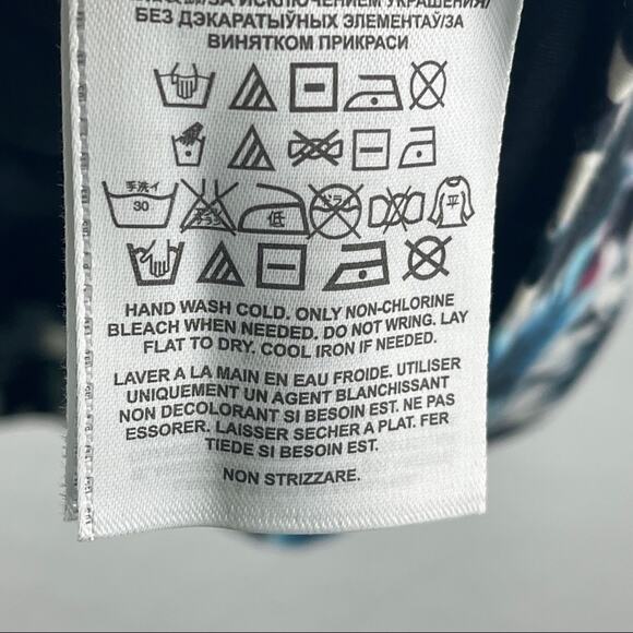 Guess Blue Daisy Bow Back Mini Dress - Picture 7 of 13